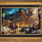 The Dark Knight™ Saves Gotham City™ - Framed Limited Edition Canvas (SN - Standard Number) - 27.5" x 36.5"