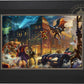The Dark Knight™ Saves Gotham City™ - Framed Limited Edition Canvas (SN - Standard Number) - 27.5" x 36.5"
