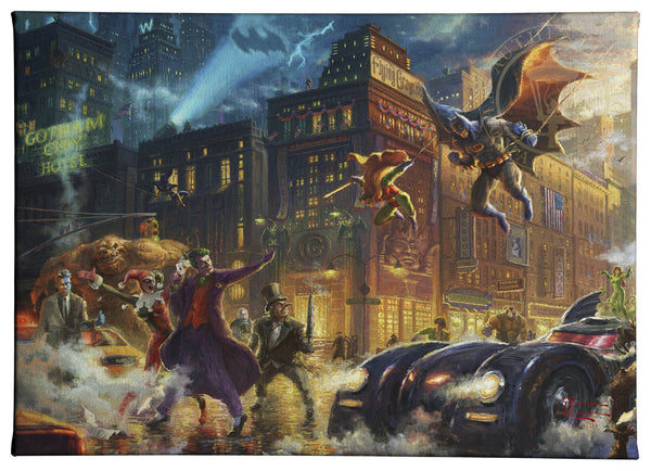 The Dark Knight™ Saves Gotham City™ - 10" x 14" Gallery Wrapped Canvas
