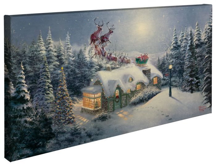 Dash Away All - 16" x 31" Gallery Wrapped Canvas