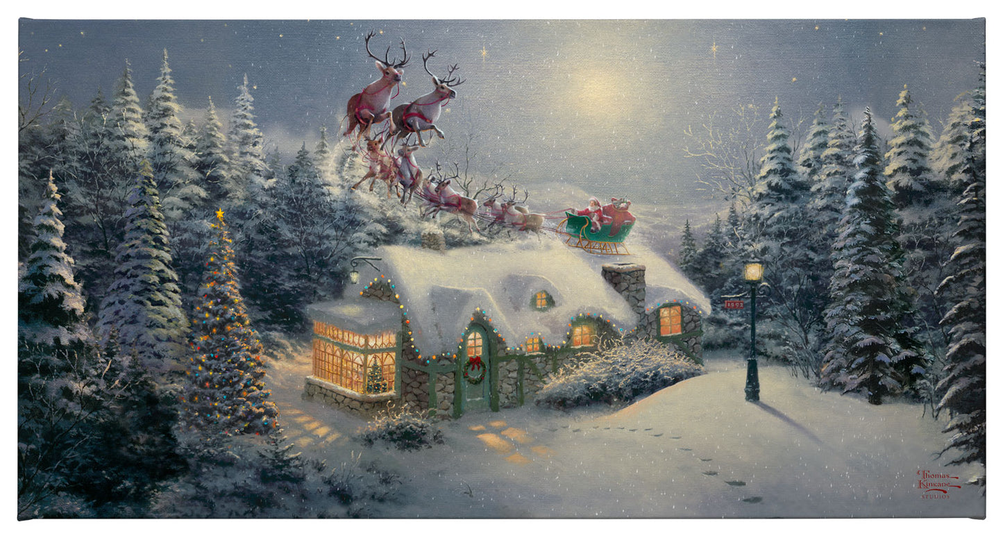 Dash Away All - 16" x 31" Gallery Wrapped Canvas