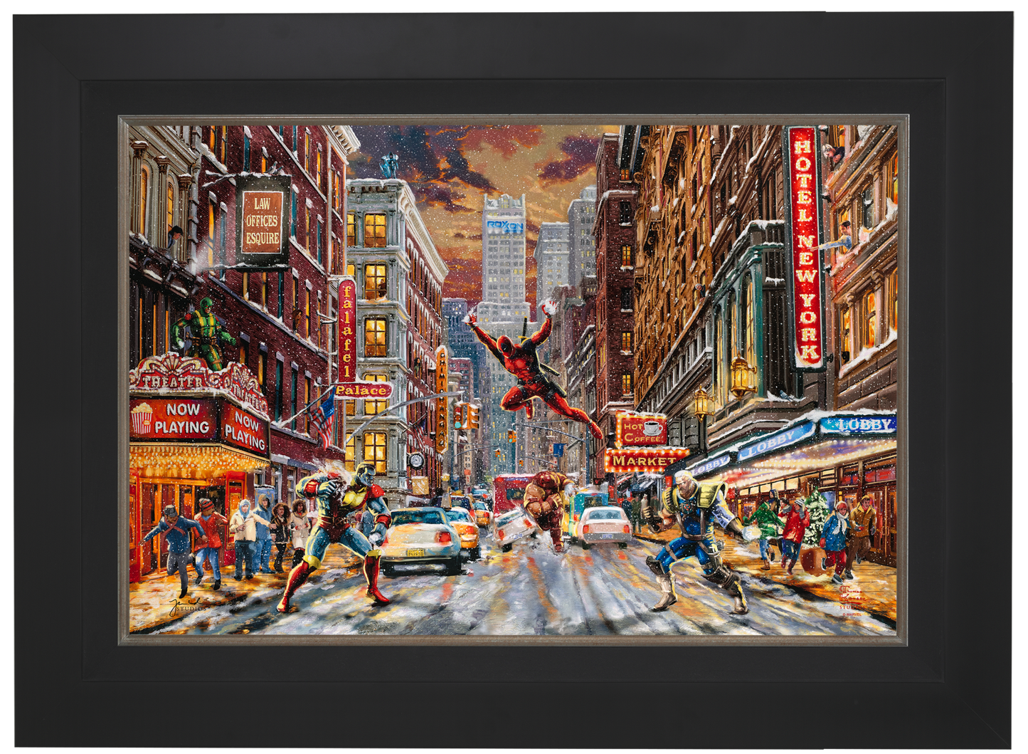 Deadpool - Snow Day - Limited Edition Canvas (SN - Standard Numbered) - 27.5" x 36.5" (Copy)