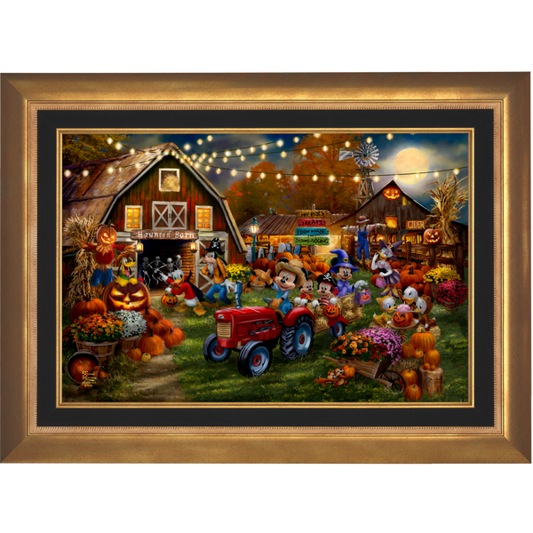 Disney Mickey and Minnie Pumpkin Festival - Limited Edition Canvas (PP - Publisher Proof) - 28" x 37"