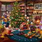 Disney Mickey and Minnie Trimming the Tree - Limited Edition Canvas (PP - Publisher Proof) - 28" x 37"