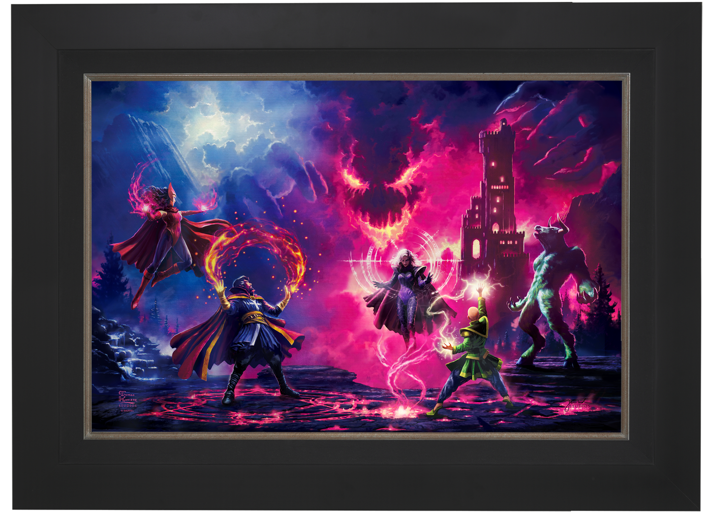 Doctor Strange Vs The Dark Despot - Limited Edition Canvas (SN - Standard Numbered) - 27.5" x 36.5"