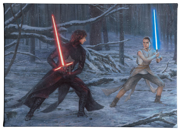 The Duel: Rey™ vs. Ren - 10" x 14" Gallery Wrapped Canvas