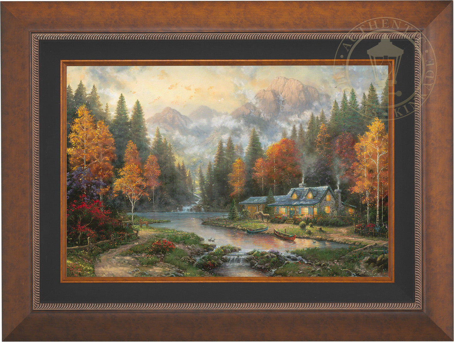 Evening at Autumn Lake - Limited Edition Canvas (PP - Publisher's Proof) - 28"x37"