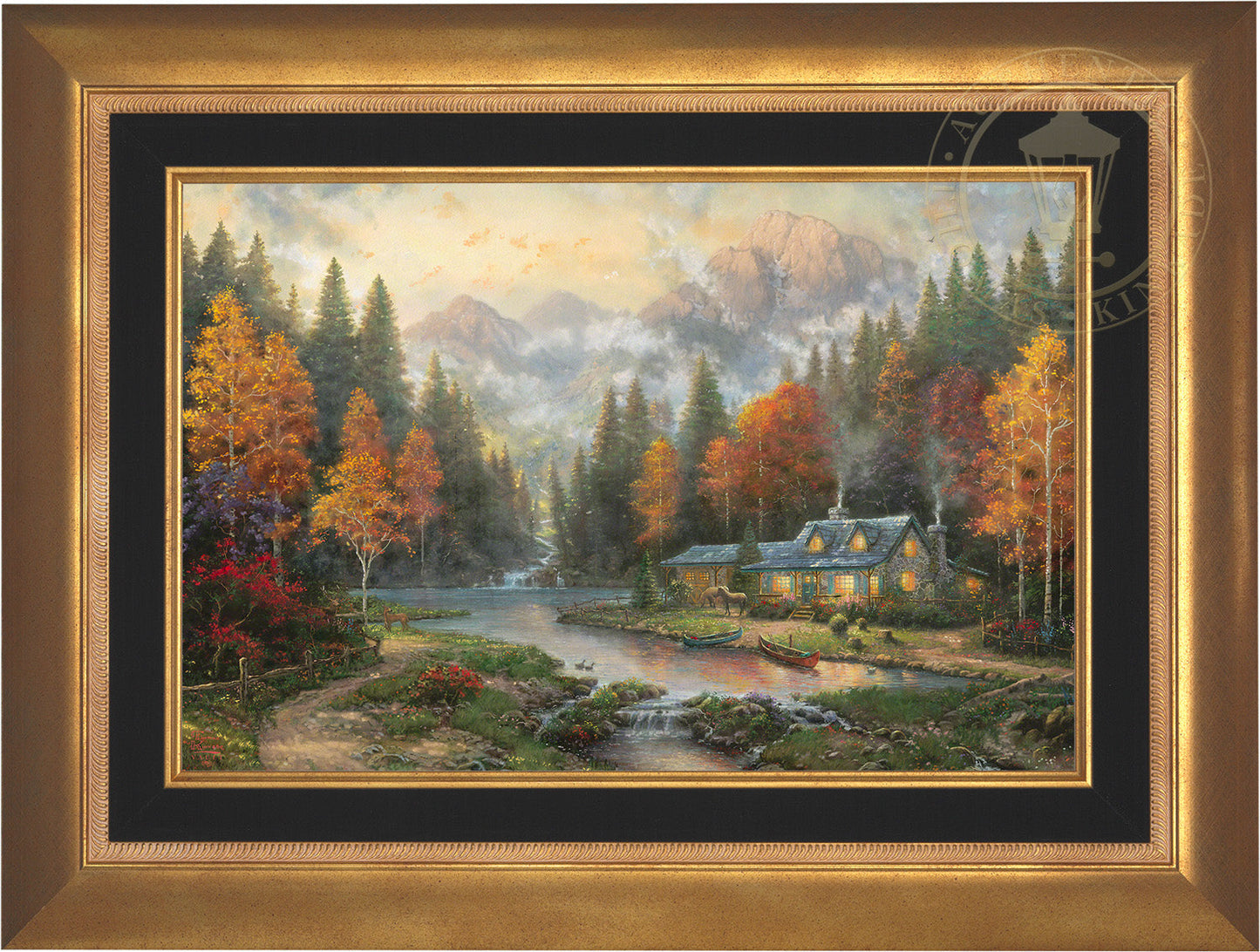Evening at Autumn Lake - Limited Edition Canvas (PP - Publisher's Proof) - 28"x37"