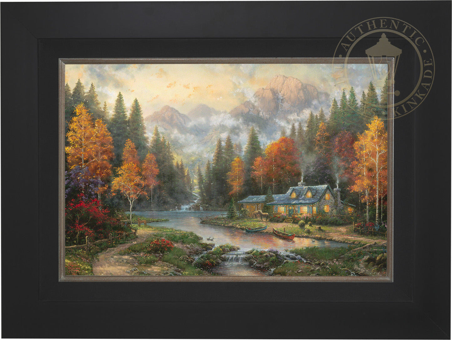 Evening at Autumn Lake - Limited Edition Canvas (PP - Publisher's Proof) - 28"x37"