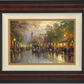 Evening on the Avenue - Framed Limited Edition Canvas (PP - Publisher Proof) - 34" x 46"