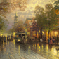 Evening on the Avenue - Framed Limited Edition Canvas (PP - Publisher Proof) - 34" x 46"