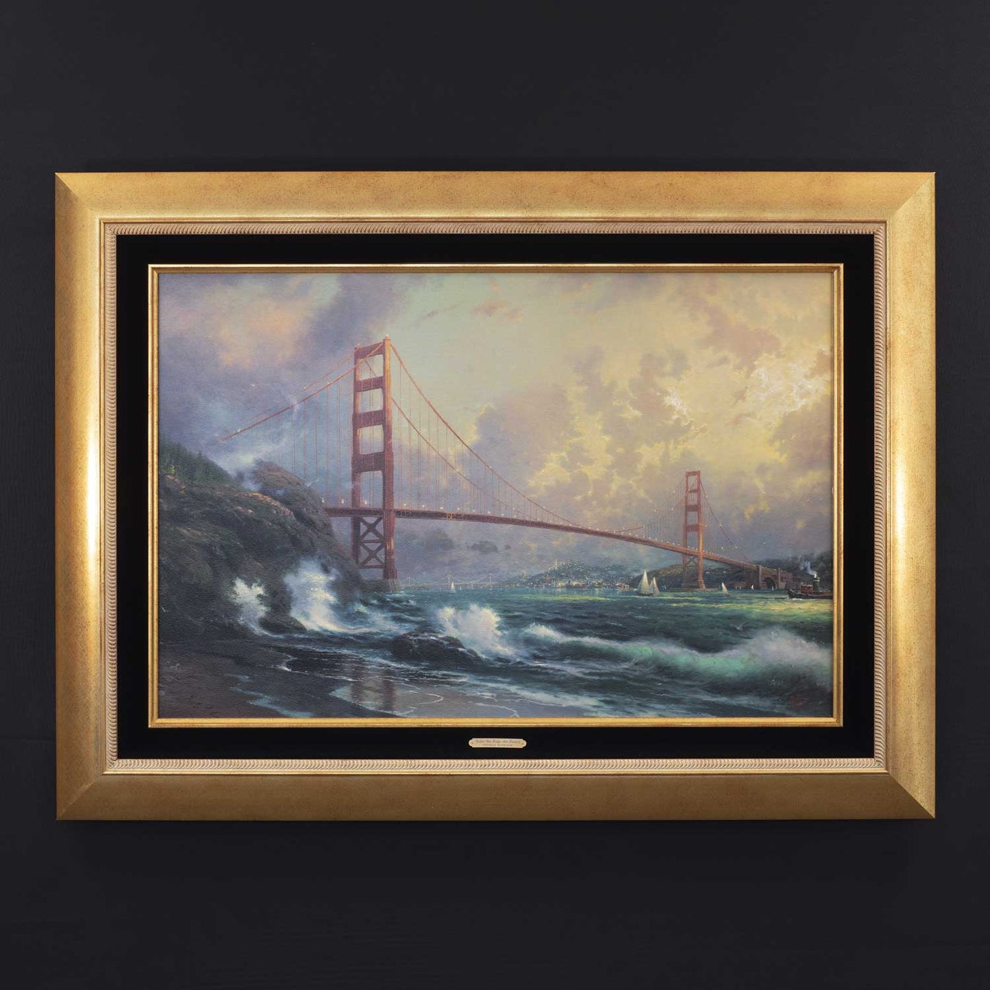 Golden Gate Bridge, San Francisco - Framed Limited Edition Canvas (ME- Master Edition) - 34.5" x 46.5"