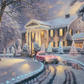 Graceland Christmas® - Framed Limited Edition Canvas (SN - Standard Numbered) - 34.5" x 46.5"