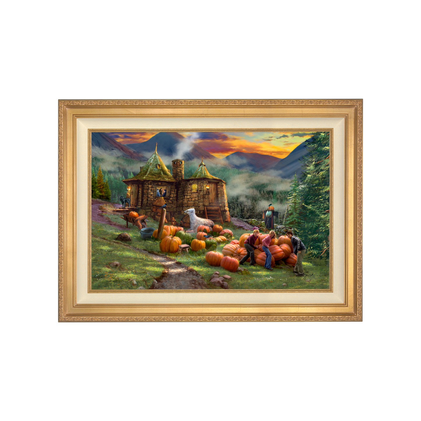 Harry Potter™ Hagrid's Hut - Framed Limited Edition Canvas (PP - Publisher's Proof) - 28"x37"