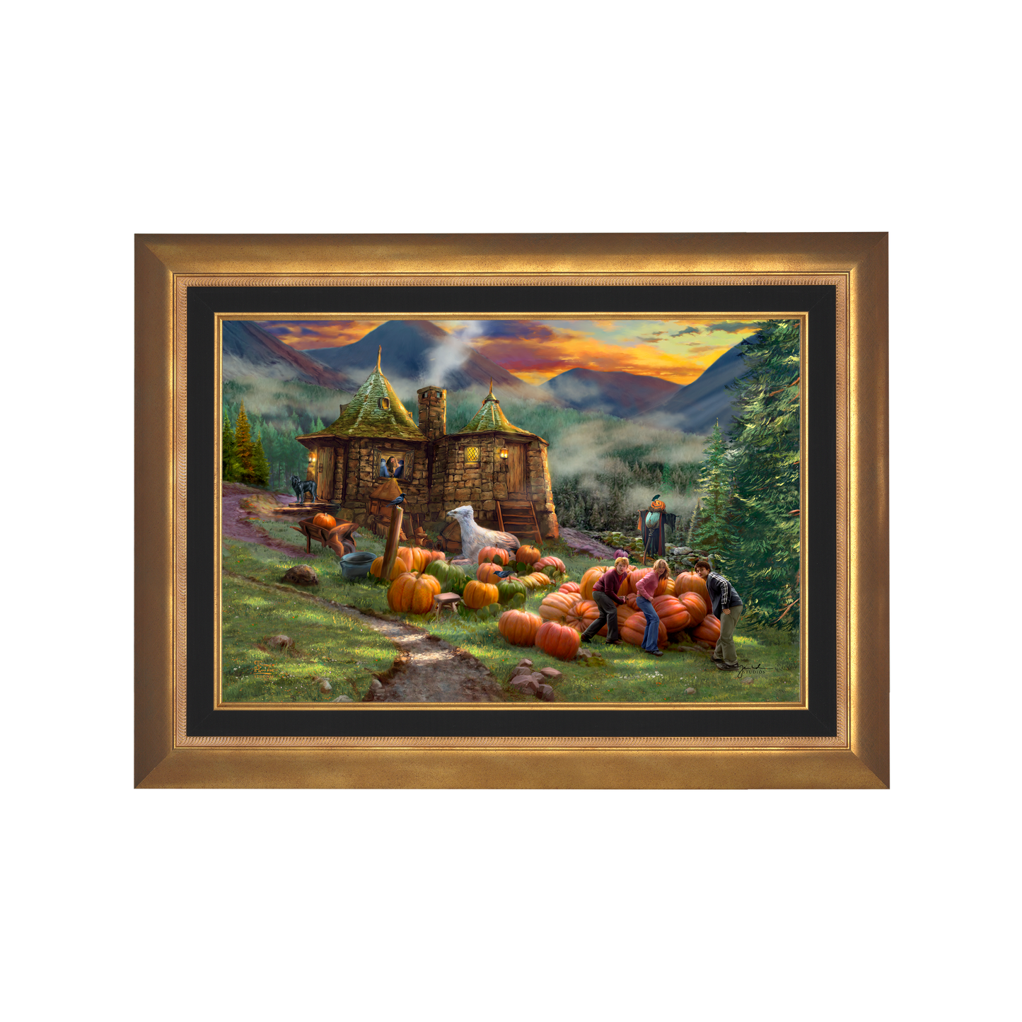 Harry Potter™ Hagrid's Hut - Framed Limited Edition Canvas (PP - Publisher's Proof) - 28"x37"