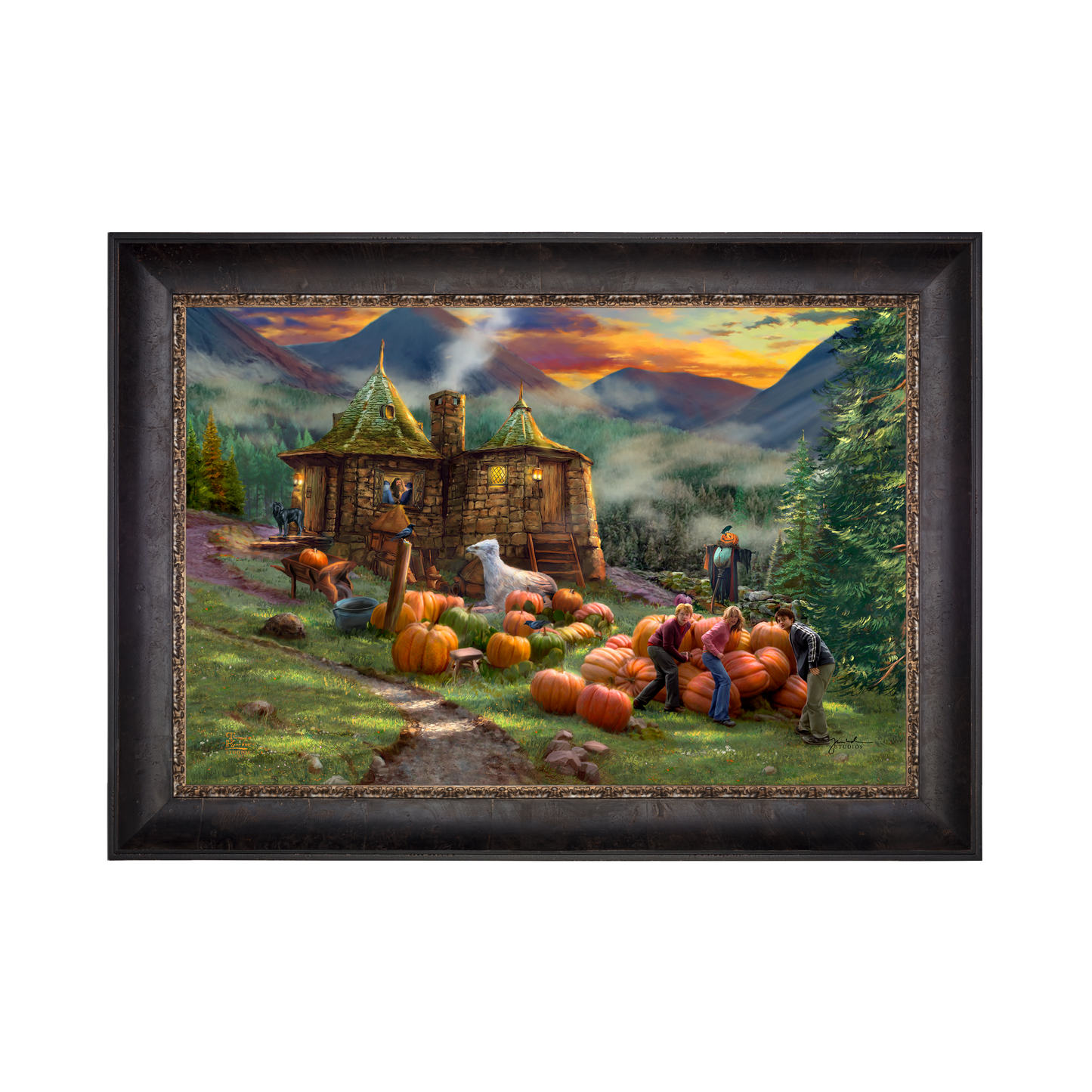 Harry Potter™ Hagrid's Hut - Framed Limited Edition Canvas (PP - Publisher's Proof) - 28"x37"