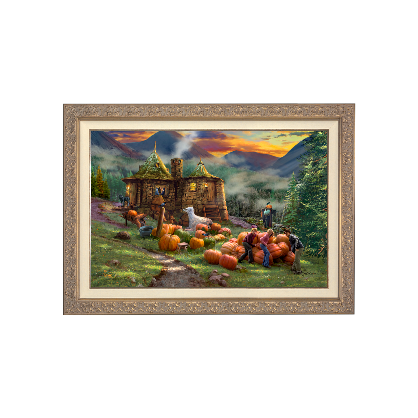 Harry Potter™ Hagrid's Hut - Framed Limited Edition Canvas (PP - Publisher's Proof) - 28"x37"