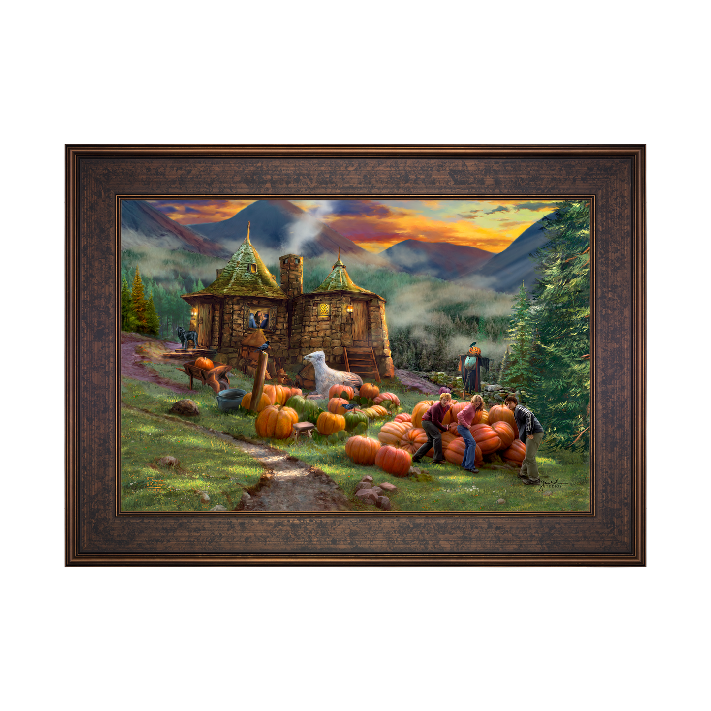 Harry Potter™ Hagrid's Hut - Framed Limited Edition Canvas (PP - Publisher's Proof) - 28"x37"