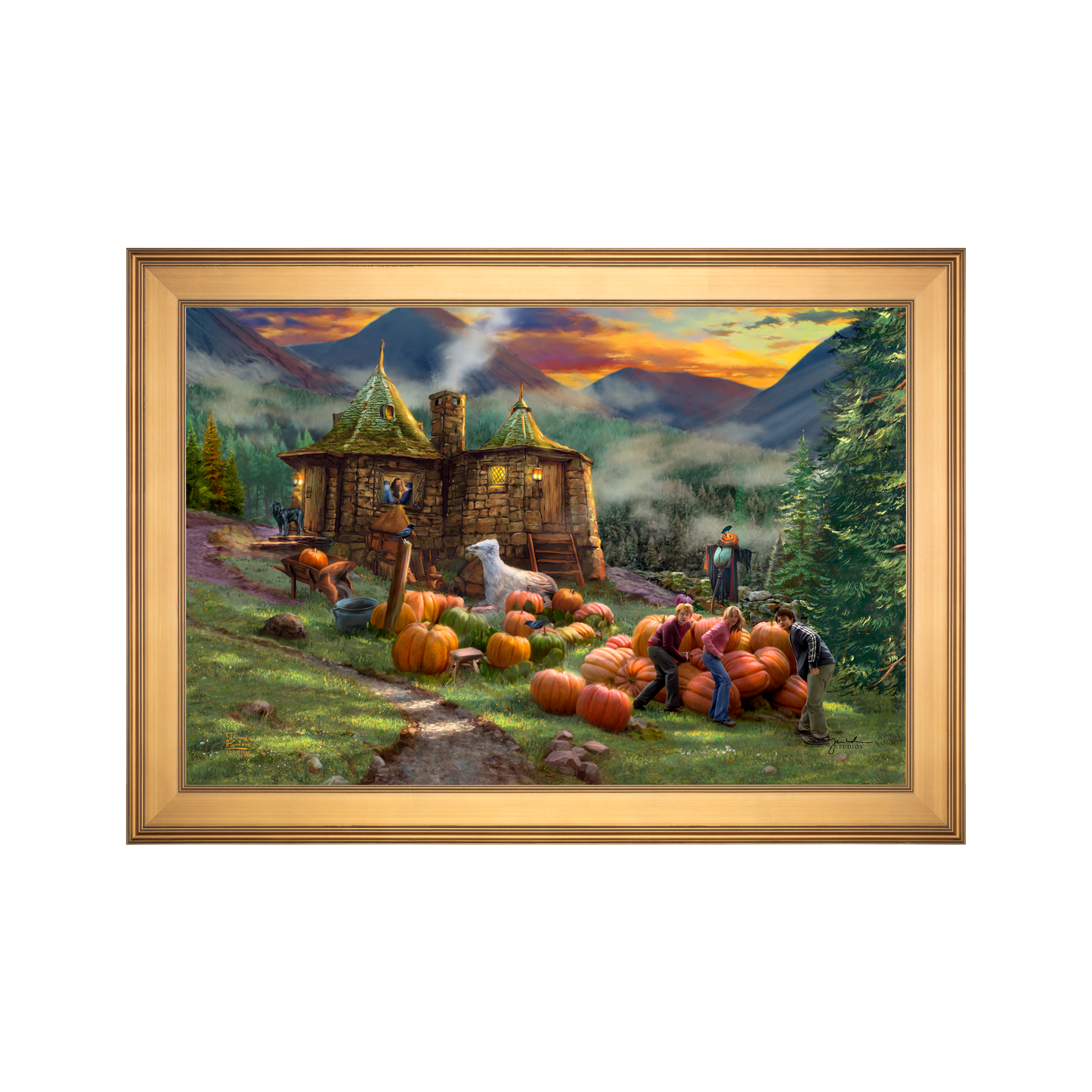 Harry Potter™ Hagrid's Hut - Framed Limited Edition Canvas (PP - Publisher's Proof) - 28"x37"