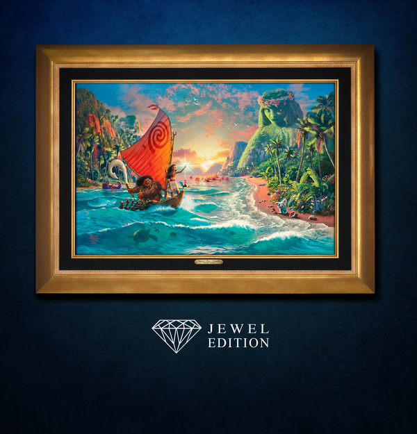 Disney Moana - Framed Limited Edition Canvas (JE - Jewel Edition) - 28.5" x 37.5"