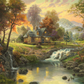 Mountain Retreat - Framed Limited Edition Canvas (SN - Standard Numbered) - 38.5" x 52.5"