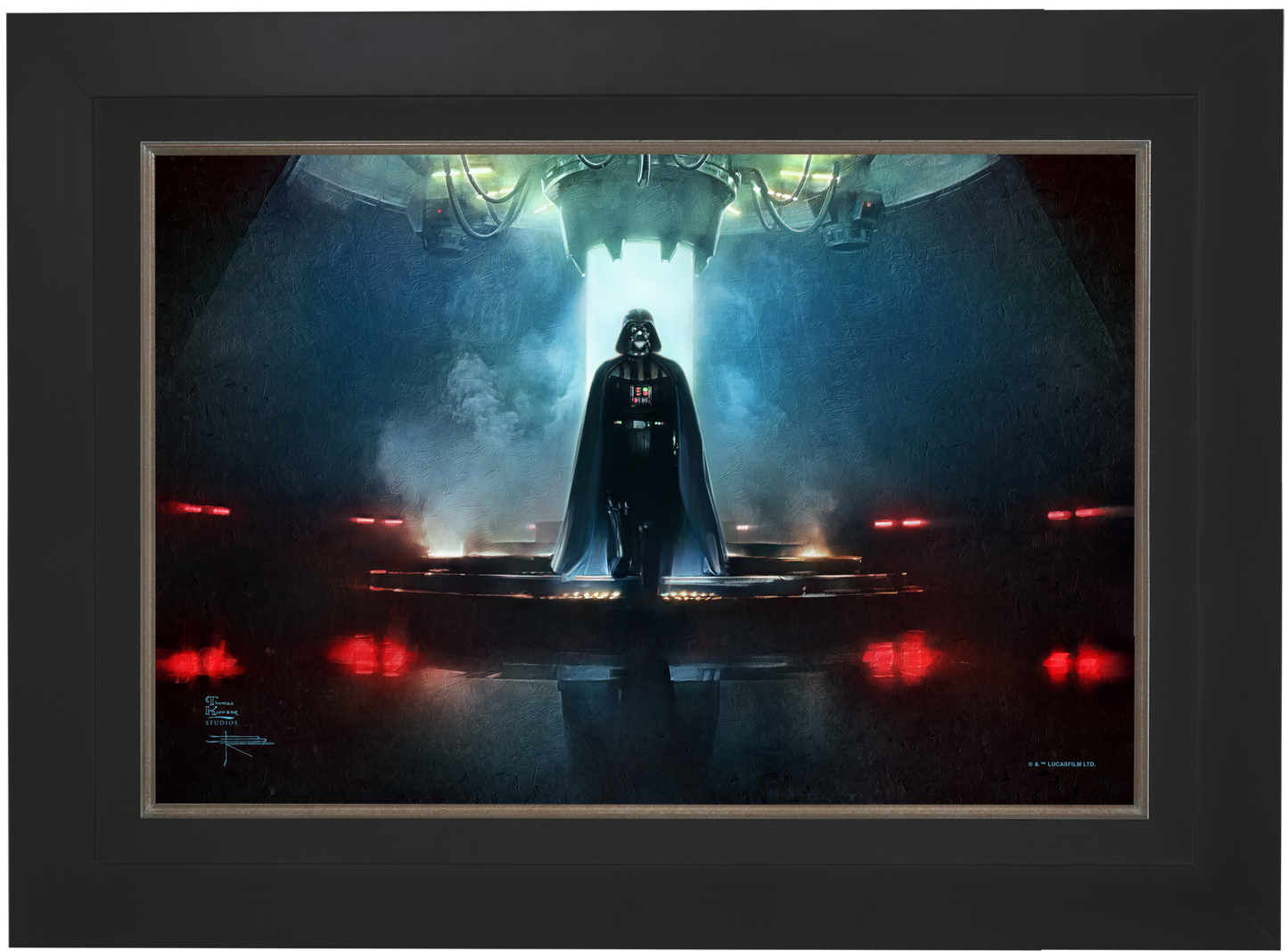 Obi-Wan Kenobi™ - Darkness Has Arrived - Framed Limited Edition Canvas (SN - Standard Numbered) - 27.5" x 36.5"