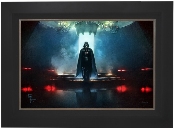 Obi-Wan Kenobi™ - Darkness Has Arrived - Framed Limited Edition Canvas (SN - Standard Numbered) - 27.5" x 36.5"
