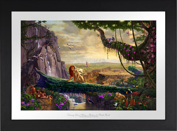 Disney The Lion King Return to Pride Rock - Limited Edition Paper (SN - Standard Numbered) - 22" x 31"