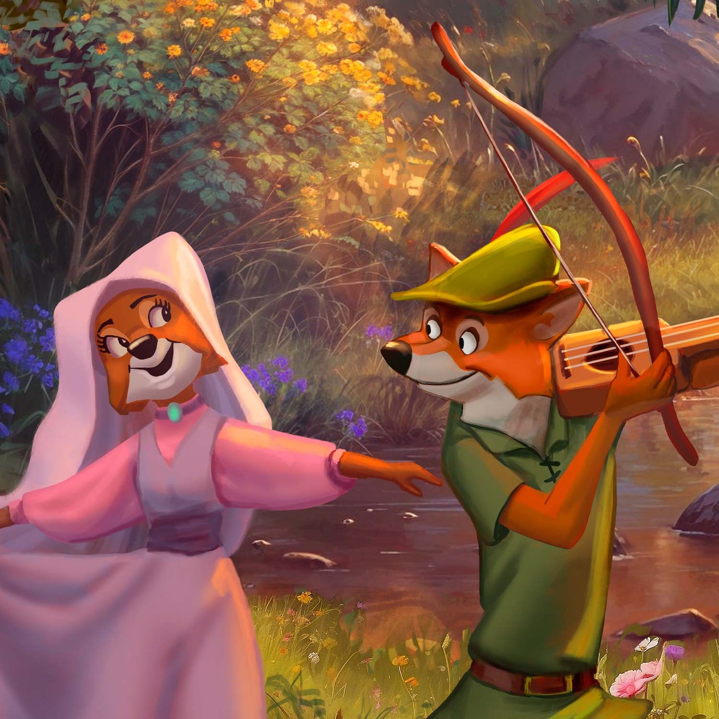 Disney Robin Hood - Limited Edition Canvas (PP - Publisher Proof) - 28" x 37"