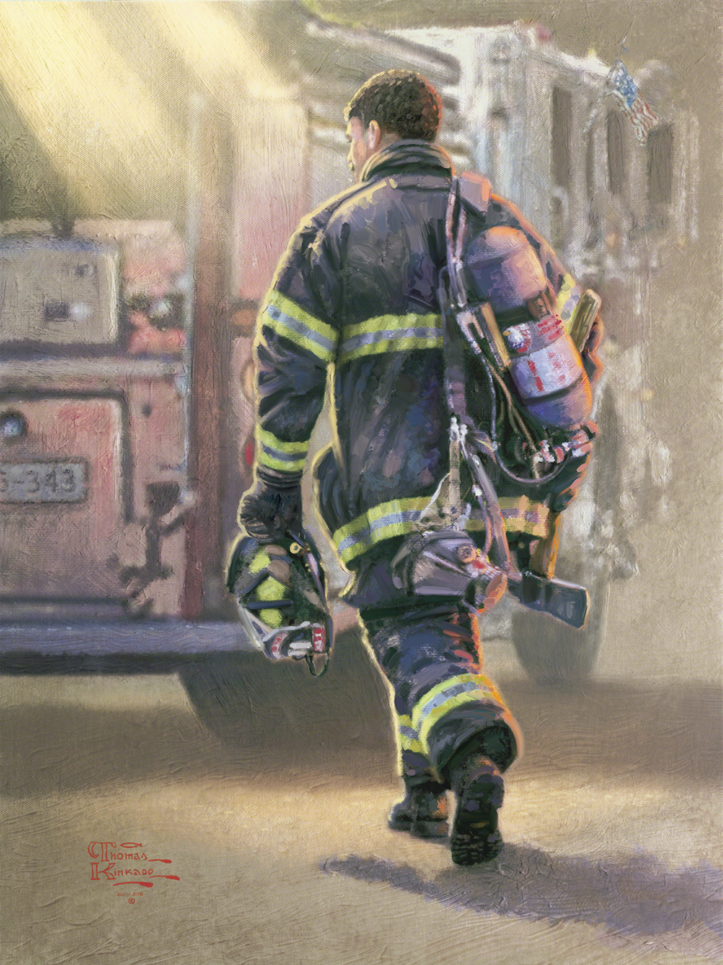 Selfless Service - Framed Limited Edition Canvas (SN - Standard Numbered) - 35.5" x 44"