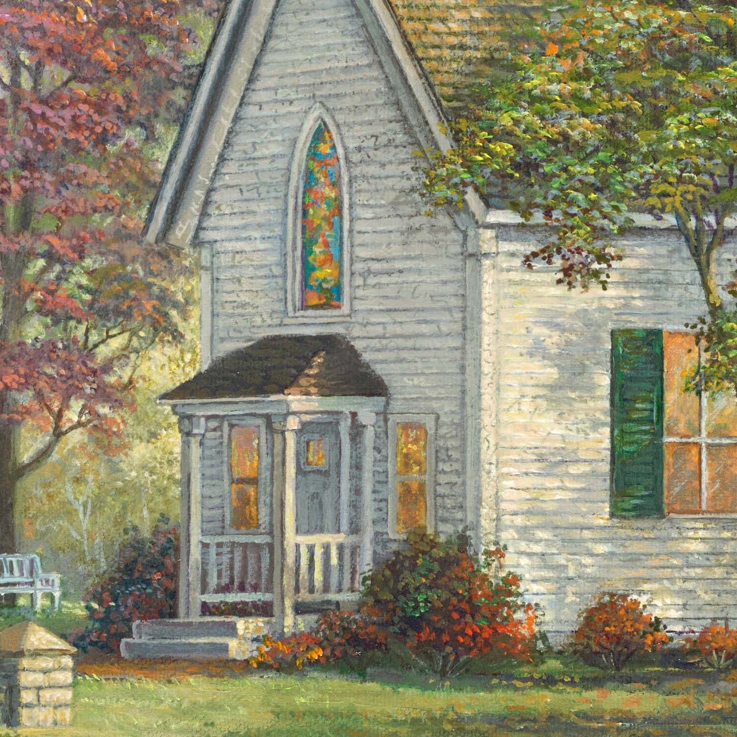 Serenity Chapel - Framed Limited Edition Canvas (SN - Standard Numbered) - 34.5" x 46.5"