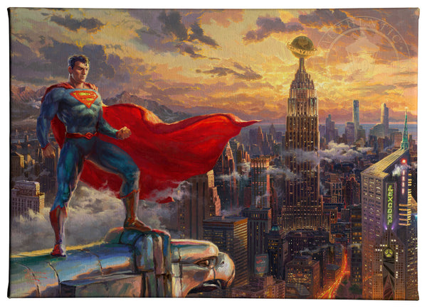 Superman™ - Protector of Metropolis - 10" x 14" Gallery Wrapped Canvas