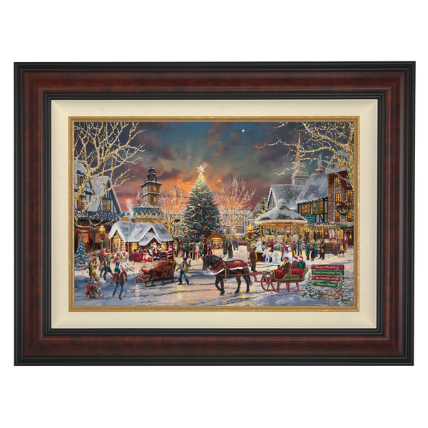 The Christmas Festival - Framed Limited Edition Canvas (EE - Estate Edition) - 27.5" x 36.5"