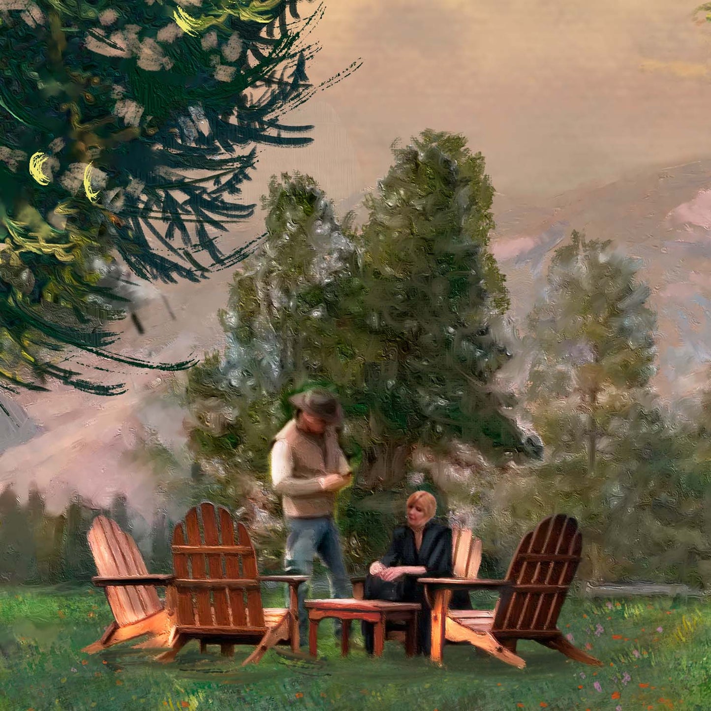 The Dutton House - Framed Limited Edition Canvas (SN - Standard Numbered) - 34.5" x 46.5"