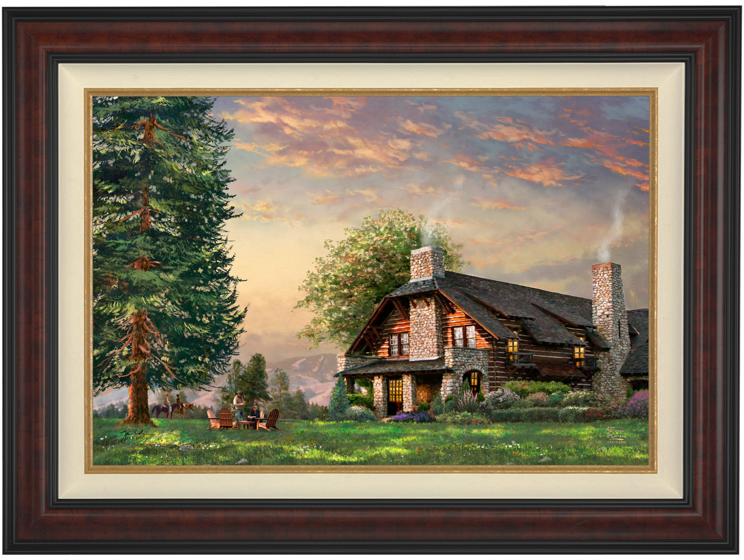 The Dutton House - Framed Limited Edition Canvas (SN - Standard Numbered) - 34.5" x 46.5"