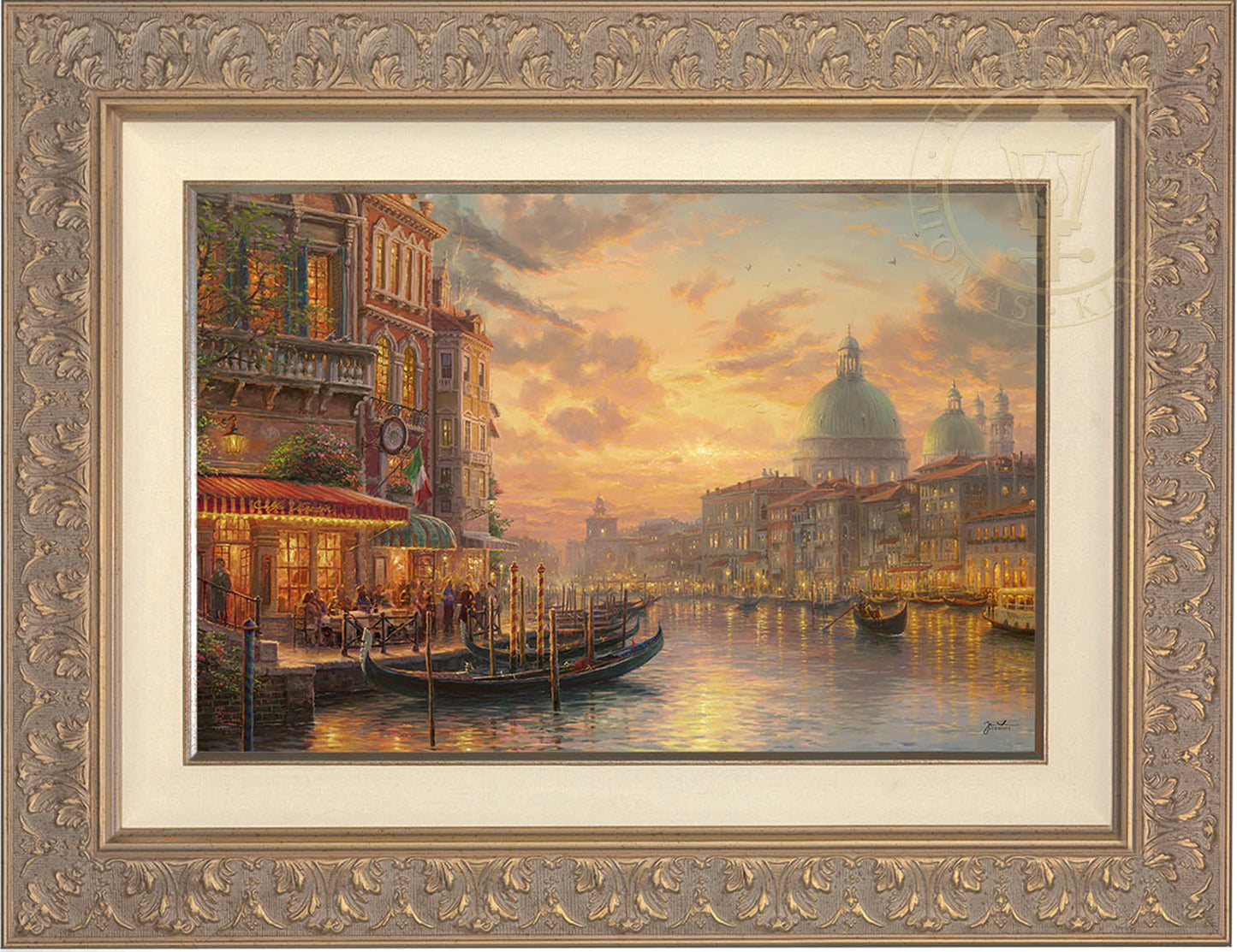 Venetian Cafe - Limited Edition Canvas (PP - Publisher's Proof) - 28" x 37"