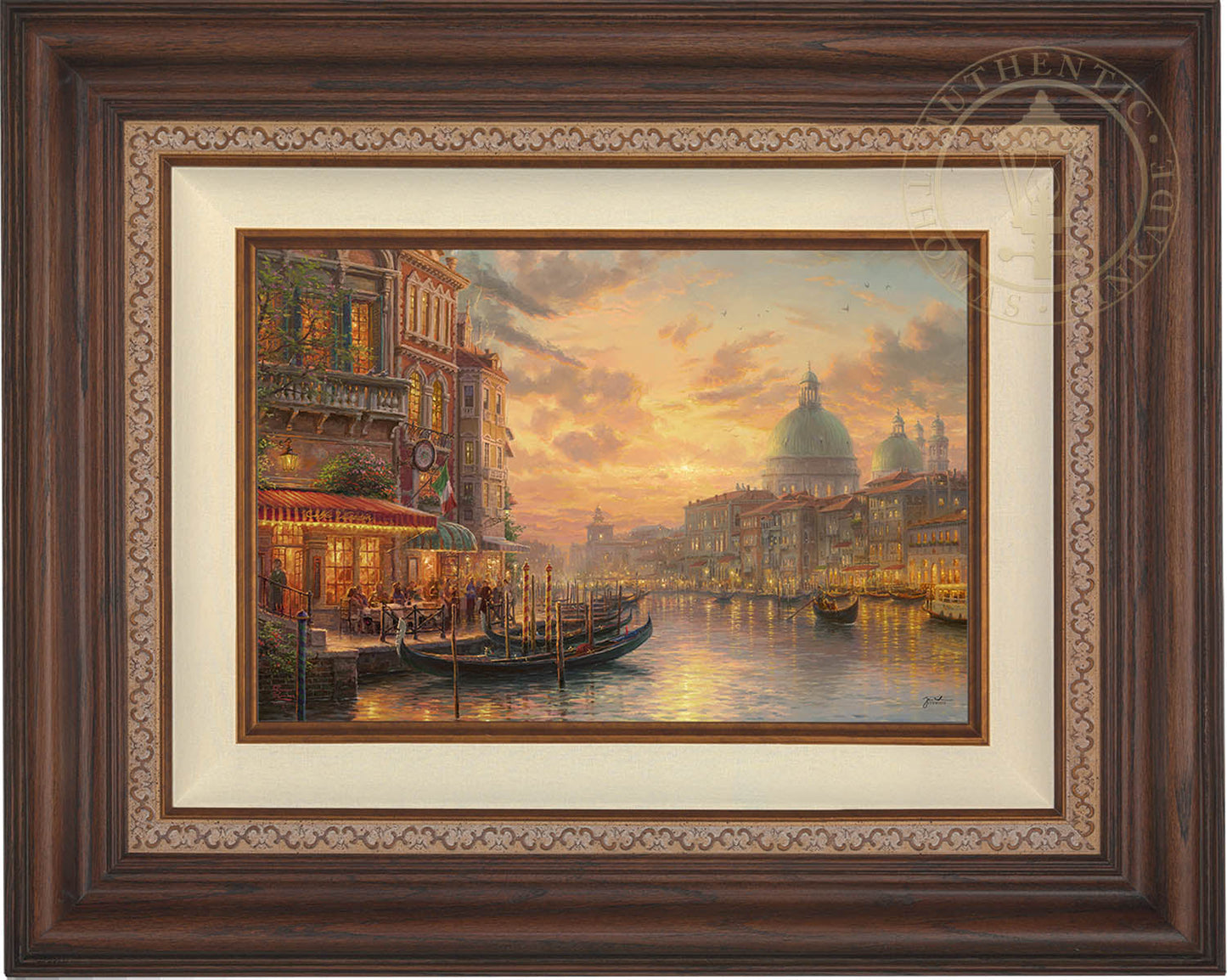 Venetian Cafe - Limited Edition Canvas (PP - Publisher's Proof) - 28" x 37"