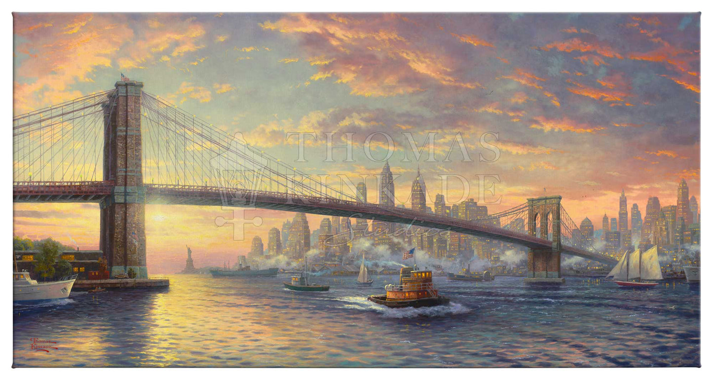 Spirit of New York - 16" x 31" Gallery Wrapped Canvas