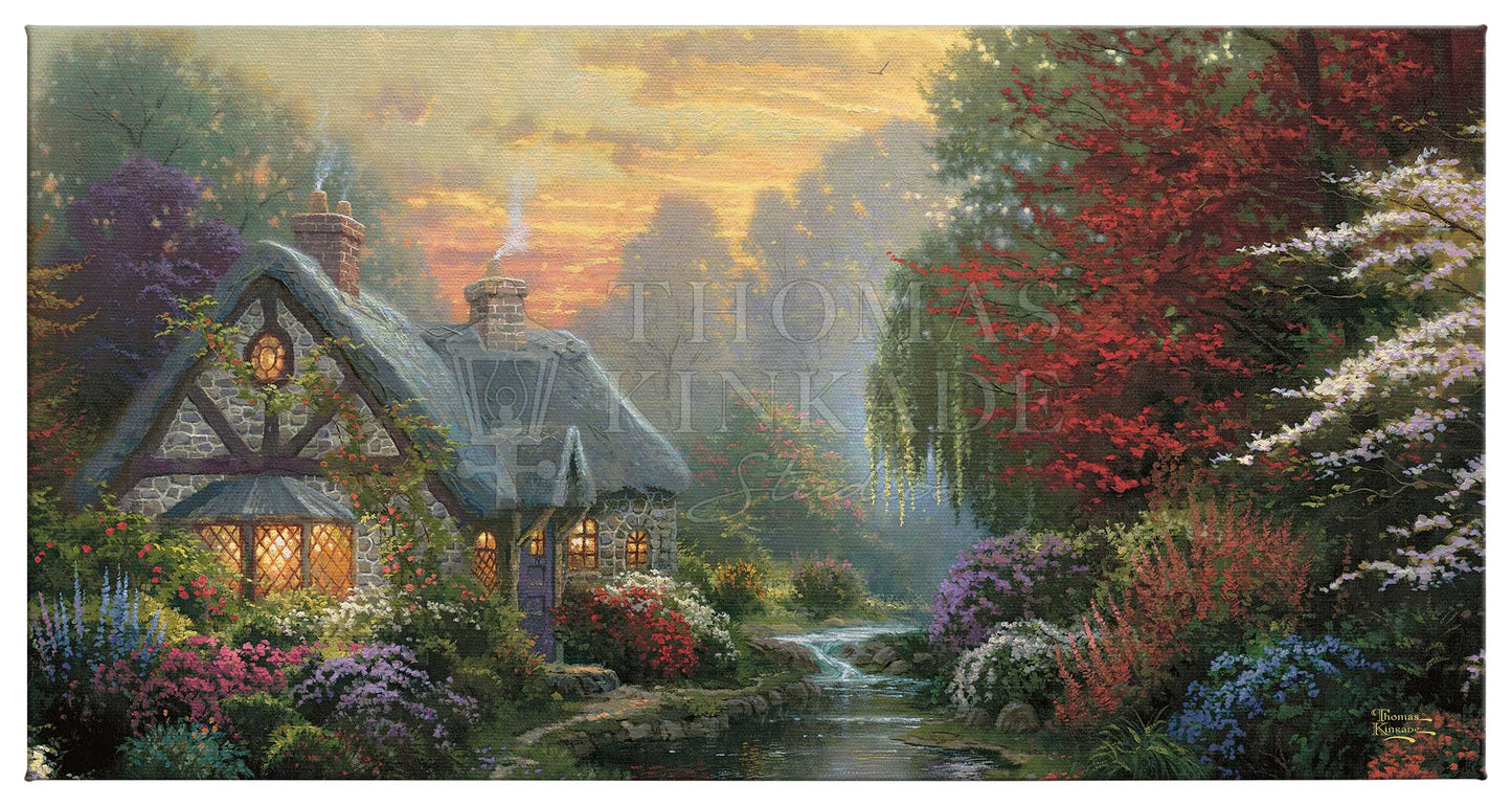 A Quiet Evening - 16" x 31" Gallery Wrapped Canvas
