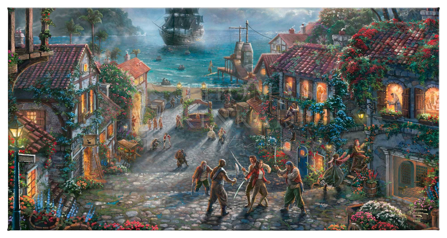 Pirates of the Caribbean - 16" x 31" Gallery Wrapped Canvas