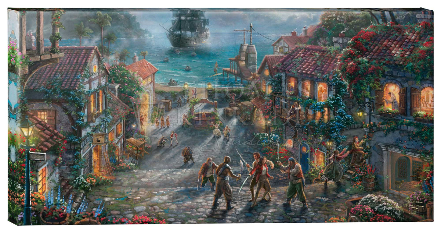 Pirates of the Caribbean - 16" x 31" Gallery Wrapped Canvas