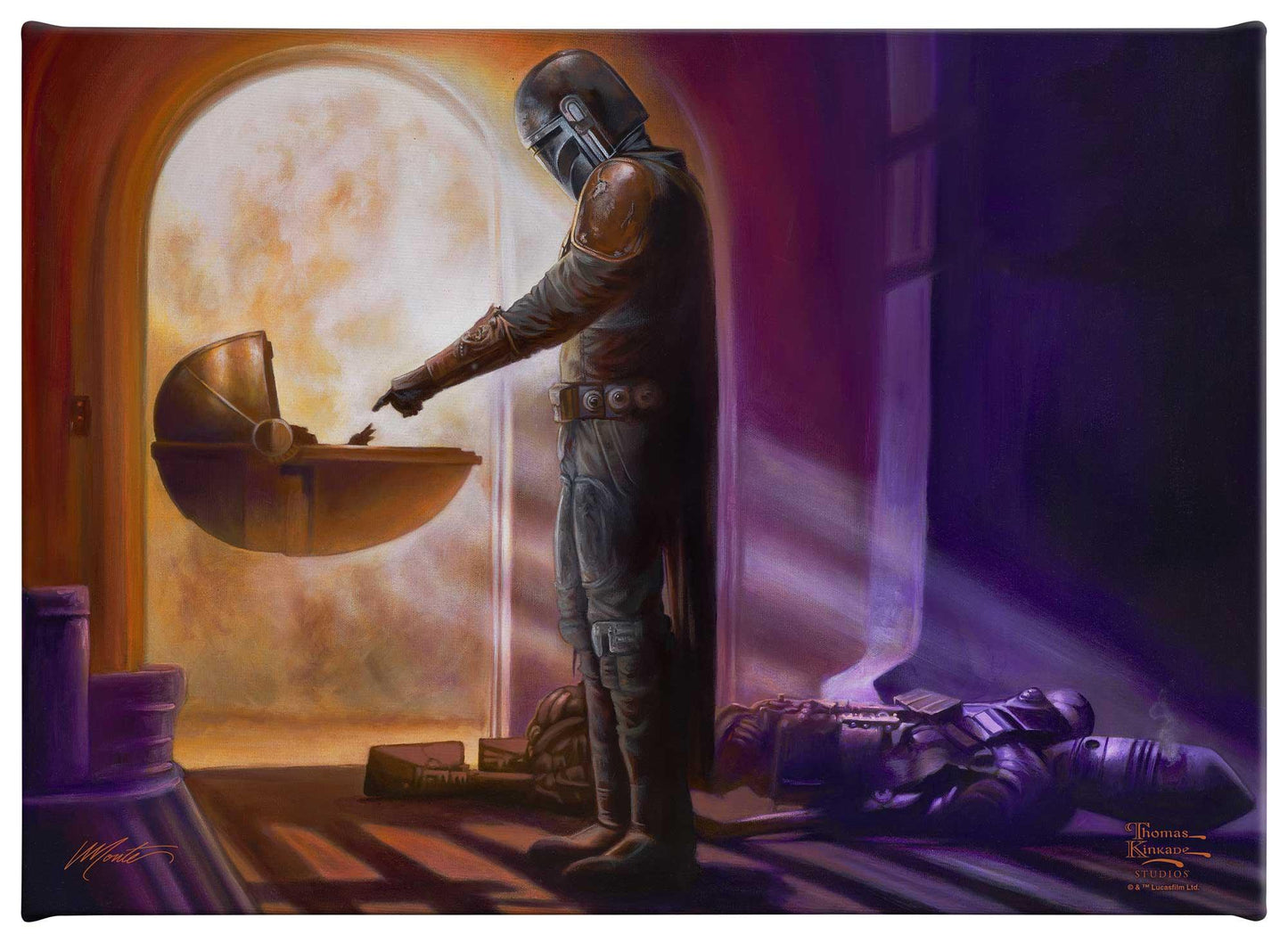 The Mandalorian™ - Turning Point - 10" x 14" Gallery Wrapped Canvas