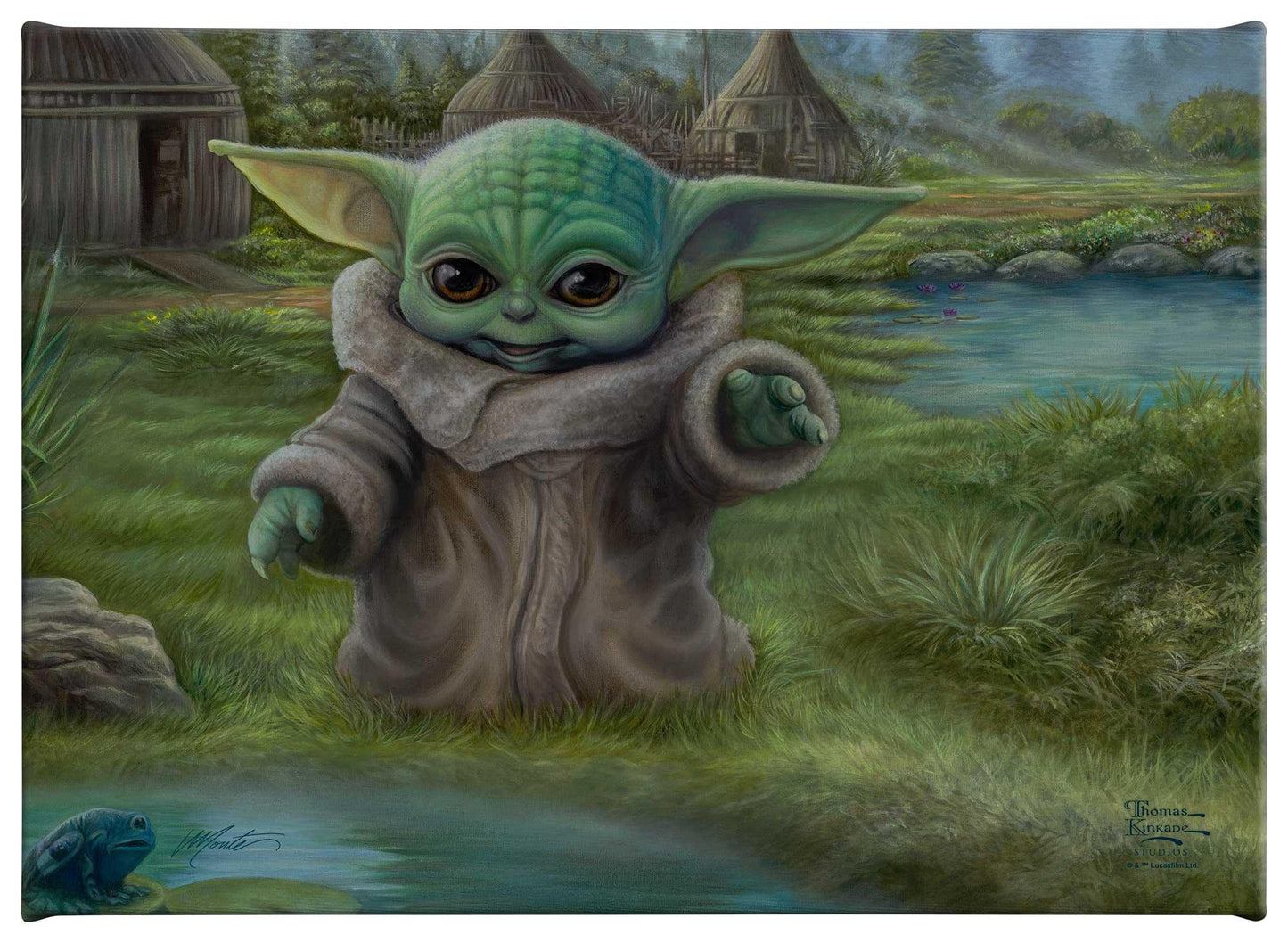 The Mandalorian™ - Child's Play - 10" x 14" Gallery Wrapped Canvas