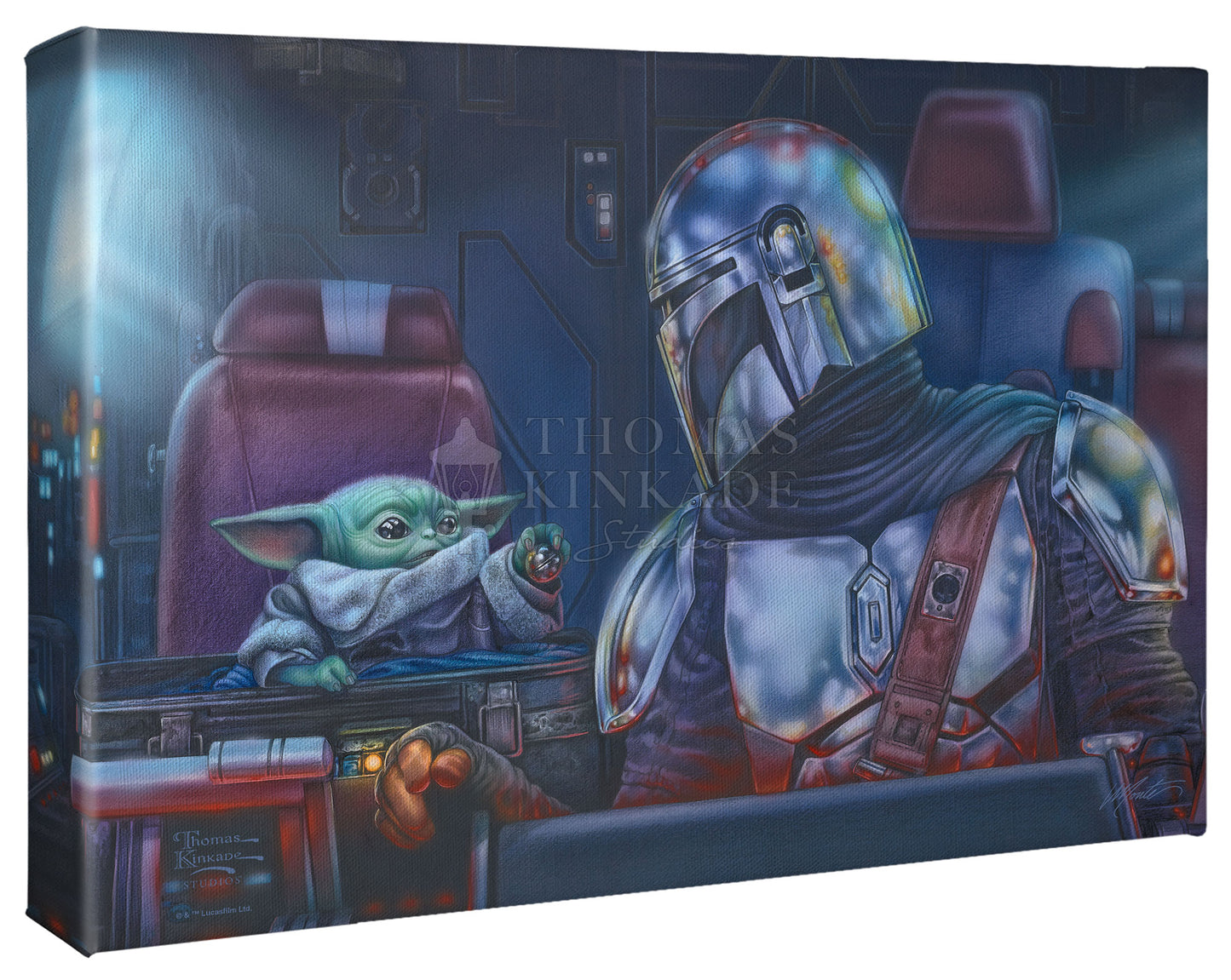 The Mandalorian™ - Two for the Road - 10" x 14" Gallery Wrapped Canvas