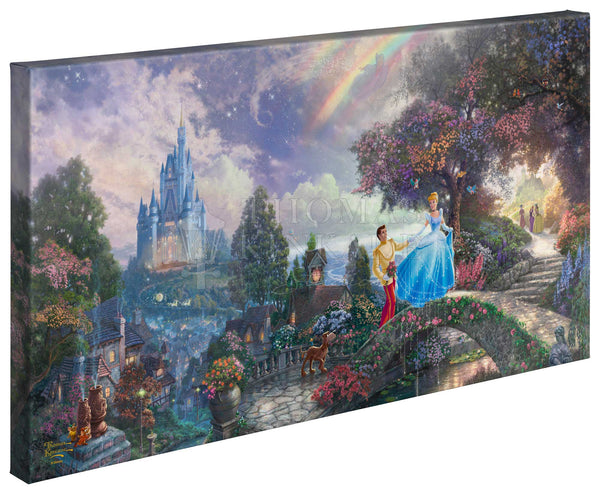 Disney - Cinderella Wishes Upon a Dream - 16" x 31" Gallery Wrapped Canvas