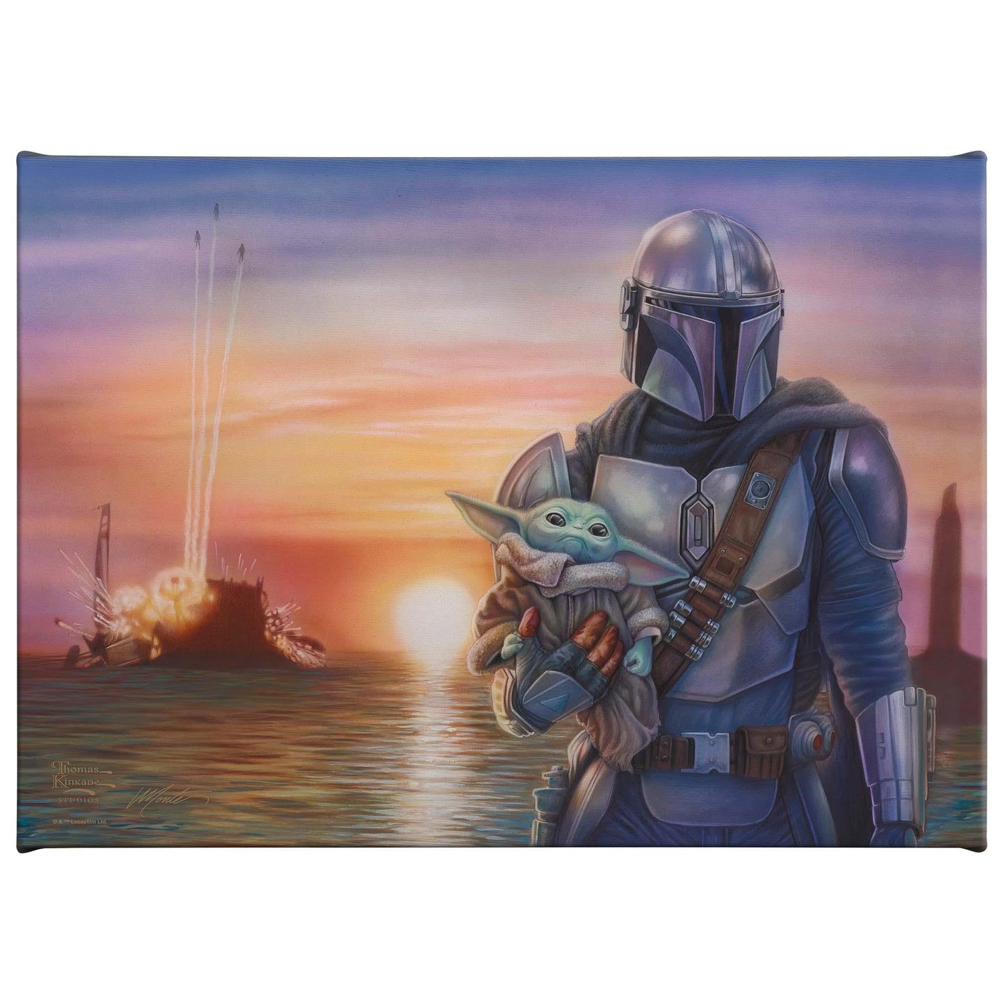 The Mandalorian™ - A New Direction - 10" x 14" Gallery Wrapped Canvas