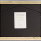 Pinocchio Wishes Upon a Star - 19.5" x 23.5" Disney Vignette (Satin Black Frame)