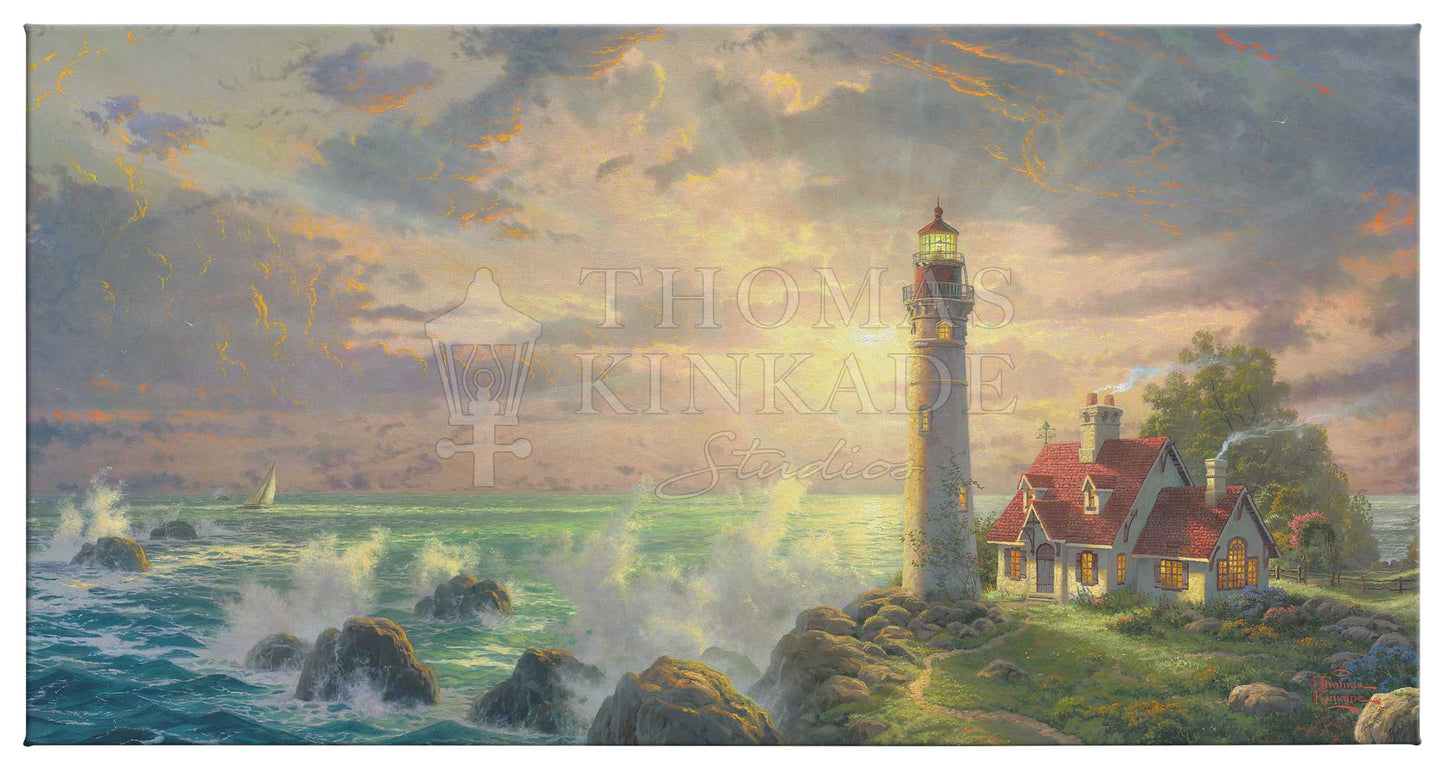 The Guiding Light - 16" x 31" Gallery Wrapped Canvas