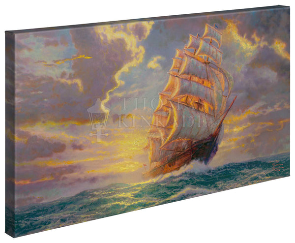 Courageous Voyage - 16" x 31" Gallery Wrapped Canvas