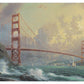 San Francisco, Golden Gate Bridge - 16" x 31" Gallery Wrapped Canvas